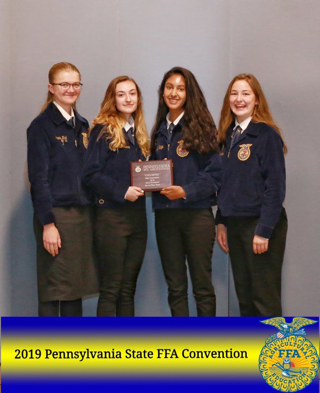 Horse Evaluation Second Place Team